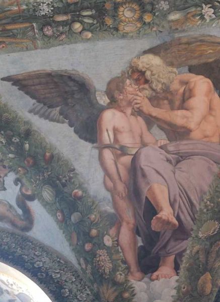 Rome - La villa Farnesina - La Loggia d'Amour et de Psyché