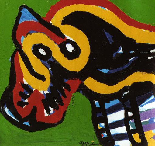 Karel Appel - Le-Rhinoceros