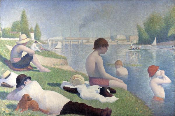 Une baigneuse à Asnières