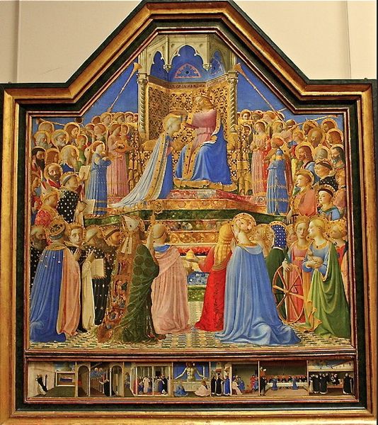 Fra Angelico - Le couronnement de la Vierge vers 1430
