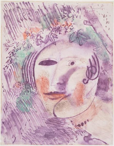 Portrait de Guillaume Apollinaire- Marc Chagall