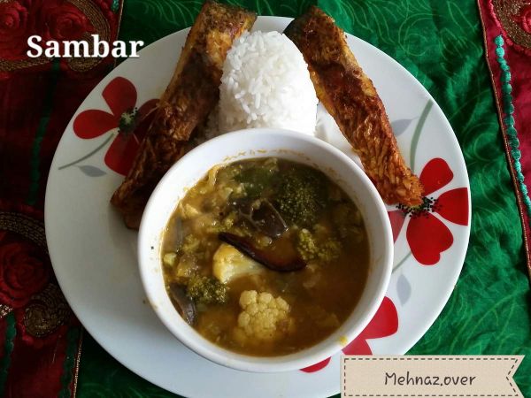 sambar avec riz