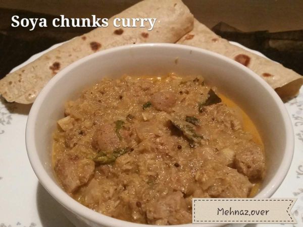 soya chunks curry