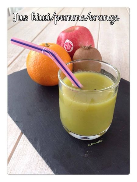 Jus kiwi/pomme/orange
