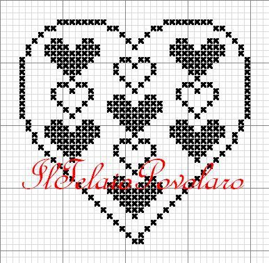 schema per un piccolo cuore..