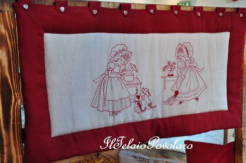 Momenti di vita quotidiana ... a broderie rouge