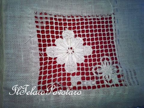 margherite a stupwork o a punto tela su rete??
