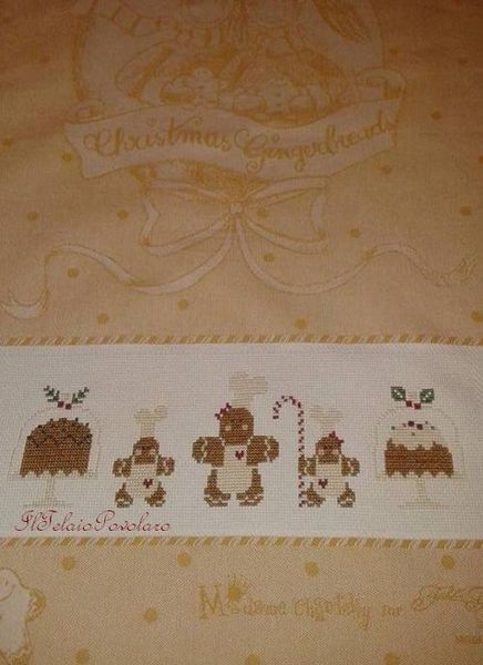 Natale è ... un asciugapiatti con tanti dolcetti