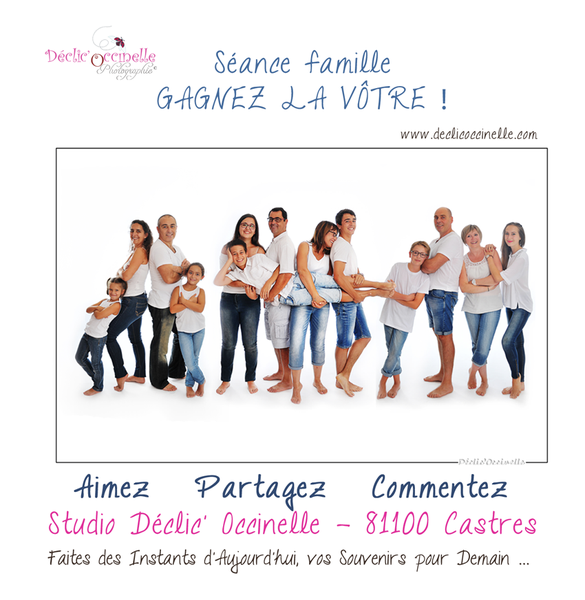Gagnez votre Photo de famille en studio à Castres