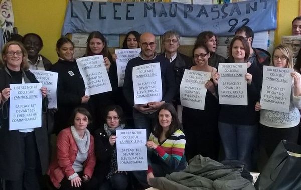 Colombes : prof en garde à vue, lycée en grève