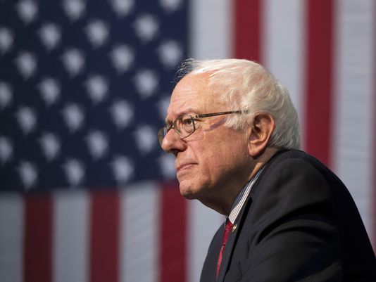 Le candidat à la primaire Démocrates, Bernie Sanders