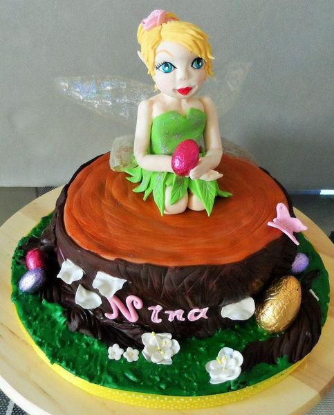 Un gâteau fée clochette pour Nina