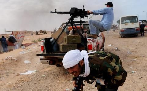 Combat près de Tripoli