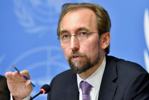 Le Haut-Commissaire des Nations Unies aux droits de l’homme Zeid Ra’ad Al Hussein.