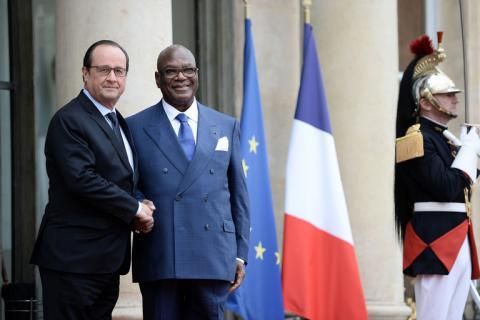 François Hollande et IBK