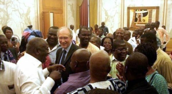 Bernard Houdin et Laurent Gbagbo