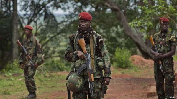 Des militaires de Centrafrique