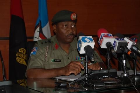 Le porte-parole de l'armée, le colonel Sani Usman.