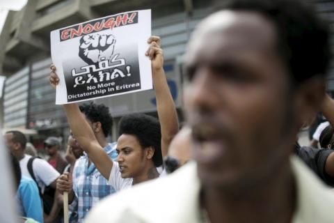 Des réfugiés érythréens manifestent en Israël