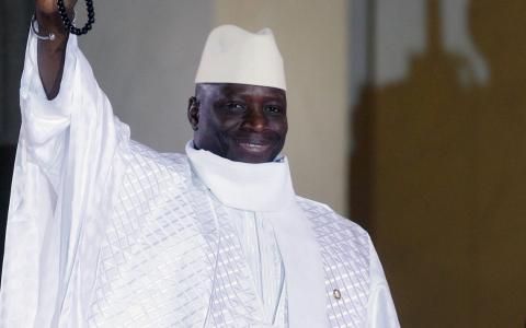 Le président gambien Yahya Jammeh