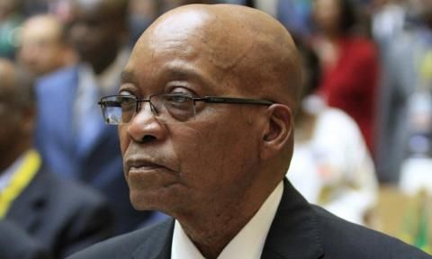 Le Président Jacob Zuma.