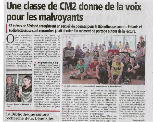 Présentation du livre sonore, la presse était là!