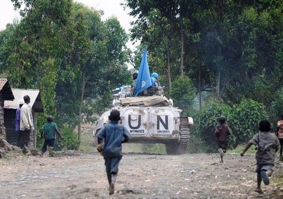Des Casques bleus à Goma