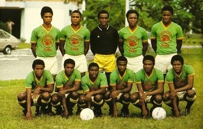 Les Léopards au Mundial 1974 avec Kalala