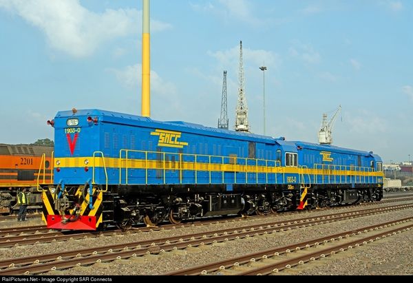 Une locomotive de la Sncc
