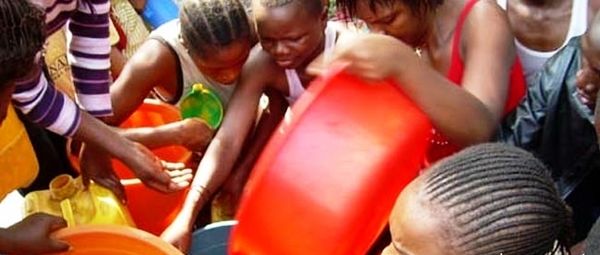 Pénurie d'eau à Luozi