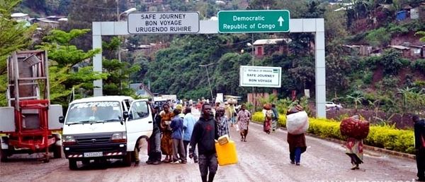 Le poste frontière RDC-Rwanda