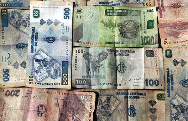 Des coupures de franc congolais