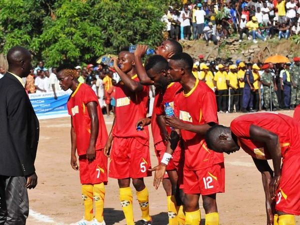 Des joueurs d'Elima Matadi
