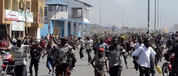 Manifestation d'étudiants à Kinshasa