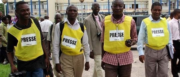 Des journalistes congolais en reportage