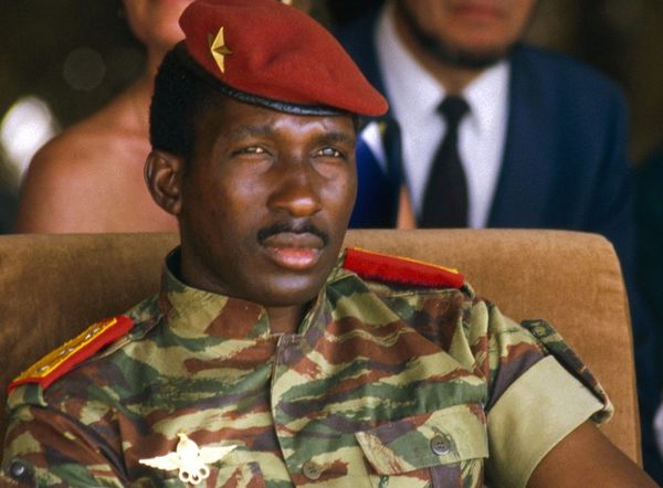 Le président Thomas Sakara, tué le 15 octobre 1987