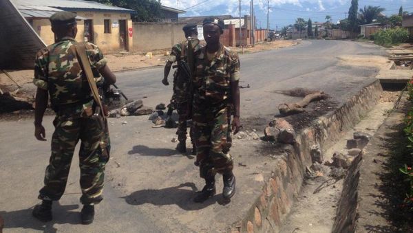 Les militaires dans les rue au Burundi. Le calme ?