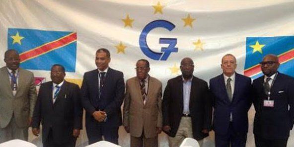 Les responsables des sept partis du G7