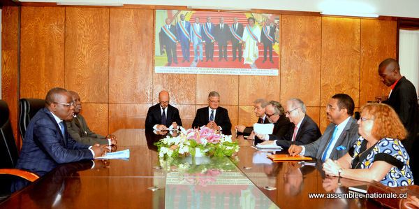 Des partenaires de la RDC à l'écoute du prèsident du Parlement