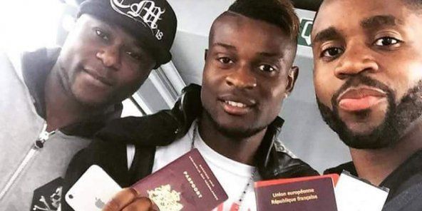 De gauche à dr : Chancel Mbemba, Jérémy Bokila et Cédric Bakamba