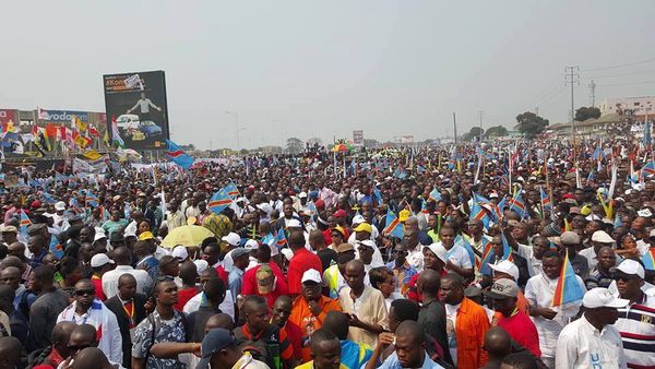 Les premières images du meeting de l'opposition ce 31 juillet à Kinshasa