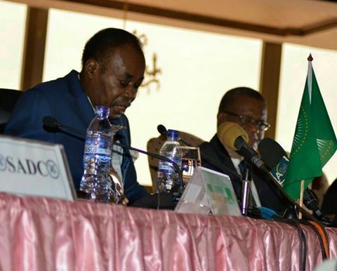 Edem Kodjo à l'ouverture des travaux préparatoires