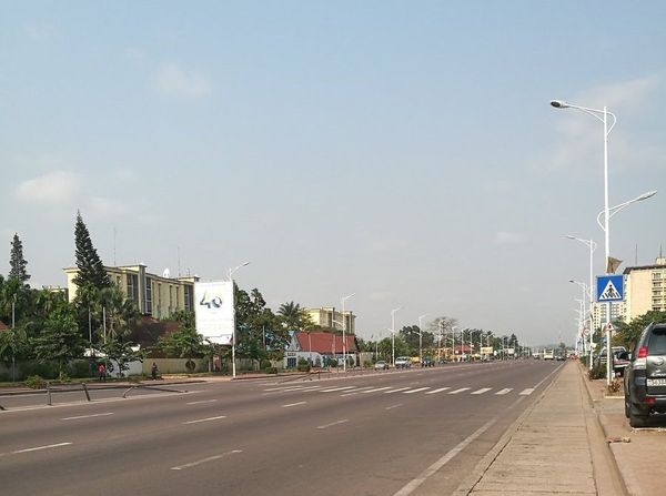 Kinshasa : Le Boulevard du 30 juin déserté