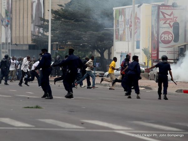 Affrontements policiers et population en RDC