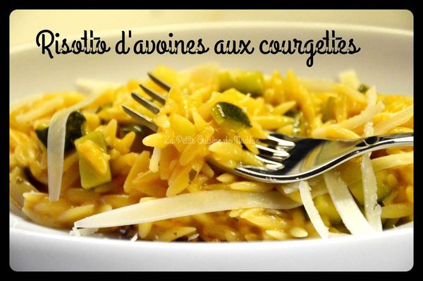 Risotto de pâtes Avoines aux courgettes (i-cook'in)
