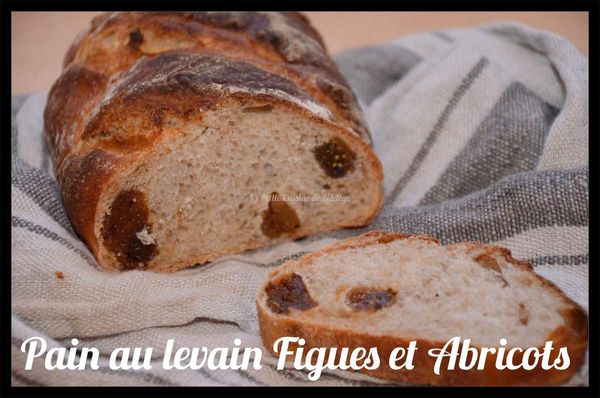 Pain au levain aux figues et aux abricots - levain liquide Kayser