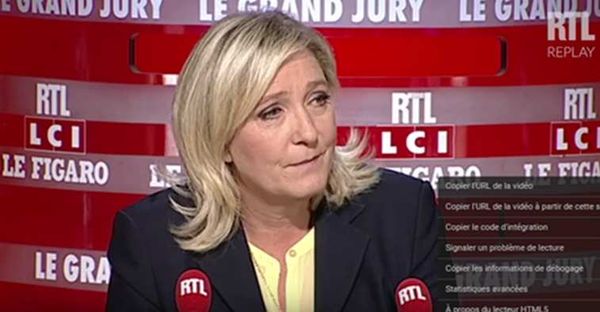 Marine LE PEN Invitée du "Grand Jury"