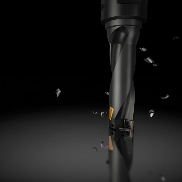 Le nouveau foret CoroDrill 880 renforcé pour améliorer la qualité des trous est jusqu'à 30% plus rigide que la version précédente et autorise des applications de quatre à cinq fois le diamètre.