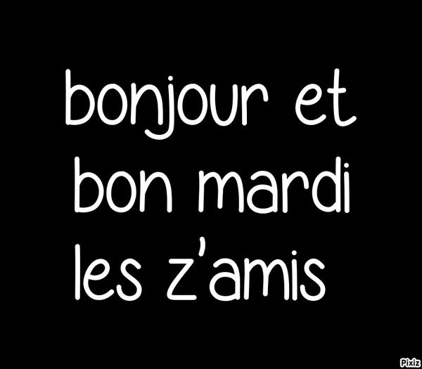Bonjour et merci d'être aussi nombreux à me suivre