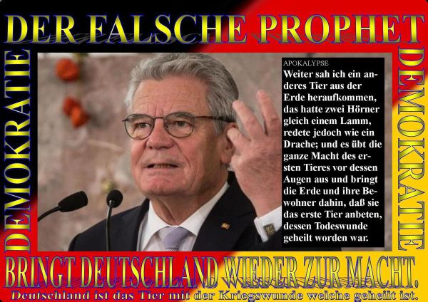 Gauck der falsche Prophet.?